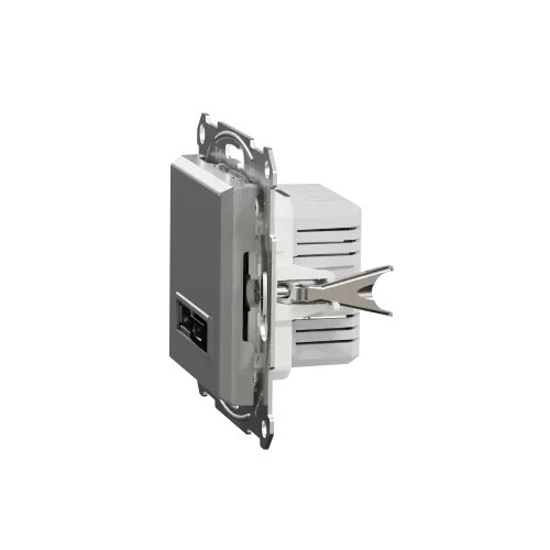 USB розетка тип А+С, алюминий, EPH2700361 Schneider Electric Asfora