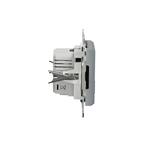 USB розетка тип А+С, сталь, EPH2700362 Schneider Electric Asfora