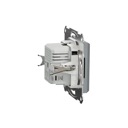 USB розетка тип А+С, сталь, EPH2700362 Schneider Electric Asfora