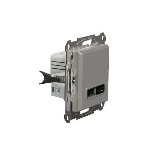USB розетка тип А+С, бронза, EPH2700369 Schneider Electric Asfora