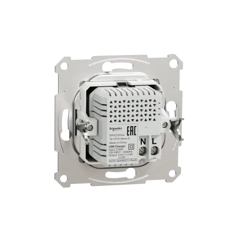 USB розетка тип А+С, бронза, EPH2700369 Schneider Electric Asfora