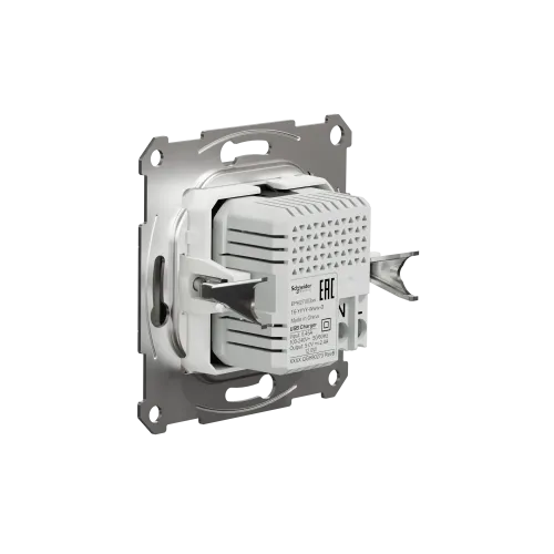 USB розетка тип А+С, бронза, EPH2700369 Schneider Electric Asfora