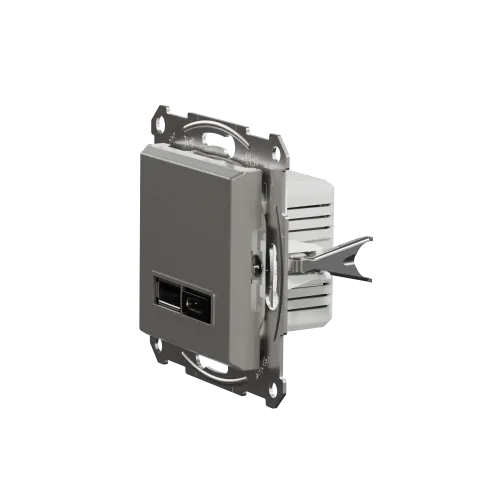 USB розетка тип А+С, бронза, EPH2700369 Schneider Electric Asfora