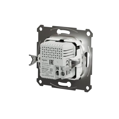 USB розетка тип А+С, антрацит, EPH2700371 Schneider Electric Asfora