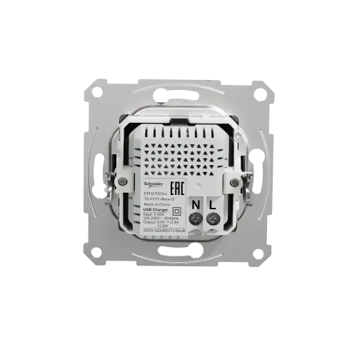 USB розетка тип А+С, антрацит, EPH2700371 Schneider Electric Asfora