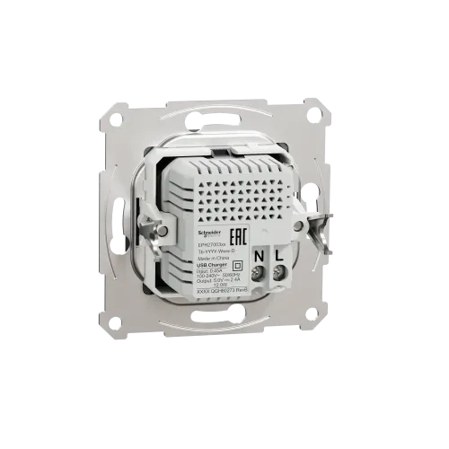 USB розетка тип А+С, антрацит, EPH2700371 Schneider Electric Asfora