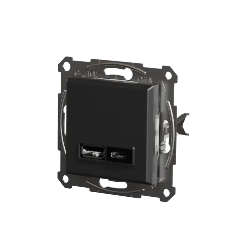 USB розетка тип А+С, антрацит, EPH2700371 Schneider Electric Asfora