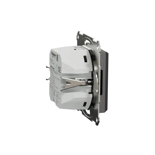 USB розетка тип А+С 3А 45Вт, антрацит, EPH2700471 Schneider Electric Asfora