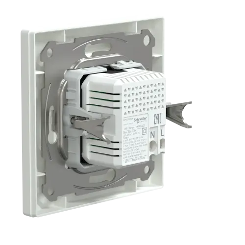 USB розетка тип А+С, 21 Вт, белый, EPH2700521 Schneider Electric Asfora