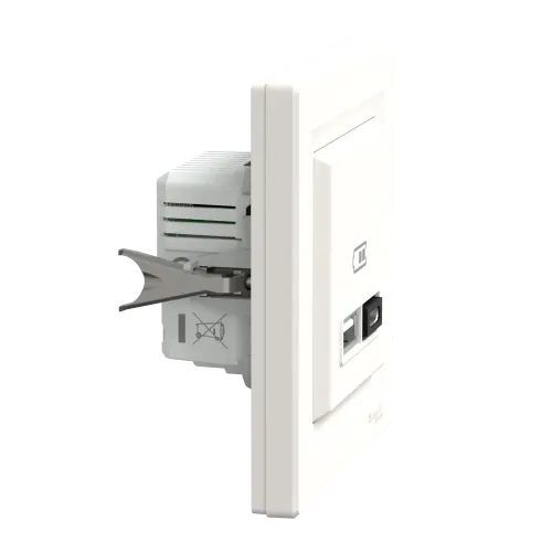 USB розетка тип А+С, 21 Вт, кремовий, EPH2700523 Schneider Electric Asfora