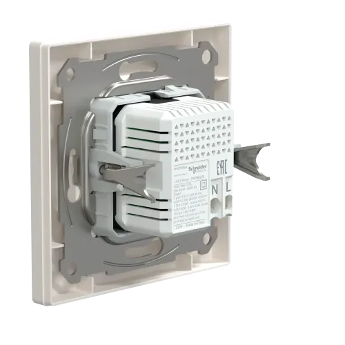 USB розетка тип А+С, 21 Вт, кремовий, EPH2700523 Schneider Electric Asfora