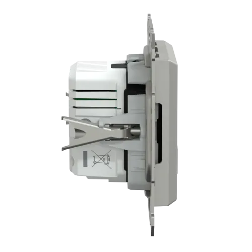 USB розетка тип А+С, 21 Вт, алюминий, EPH2700561 Schneider Electric Asfora