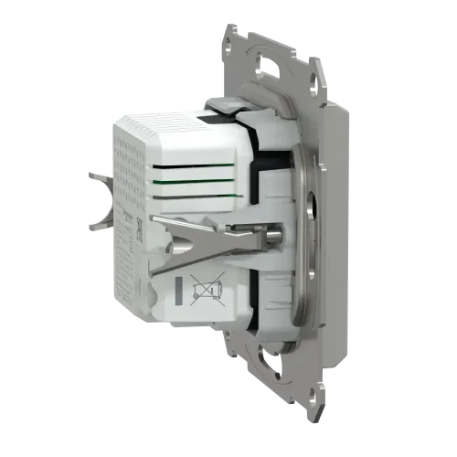 USB розетка тип А+С, 21 Вт, алюминий, EPH2700561 Schneider Electric Asfora