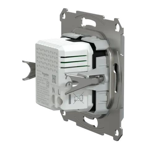 USB розетка тип А+С, 21 Вт, сталь, EPH2700562 Schneider Electric Asfora