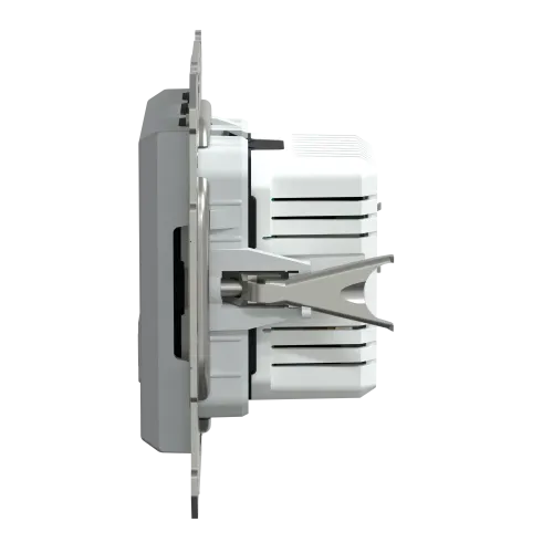 USB розетка тип А+С, 21 Вт, сталь, EPH2700562 Schneider Electric Asfora