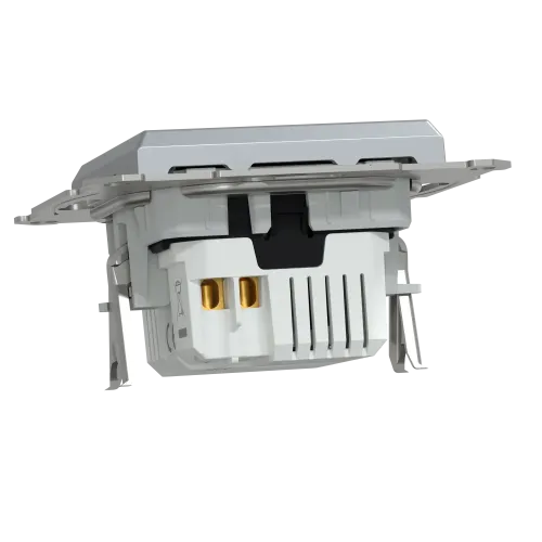 USB розетка тип А+С, 21 Вт, сталь, EPH2700562 Schneider Electric Asfora