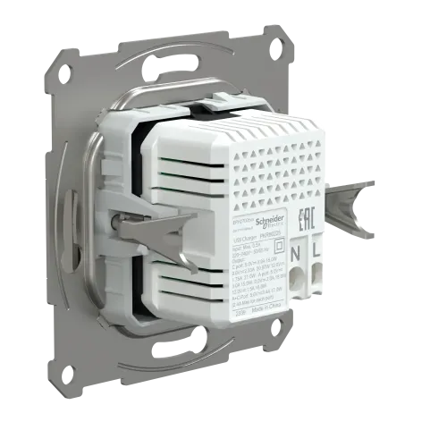 USB розетка тип А+С, 21 Вт, бронза, EPH2700569 Schneider Electric Asfora