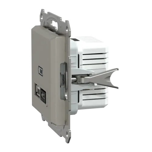 USB розетка тип А+С, 21 Вт, бронза, EPH2700569 Schneider Electric Asfora