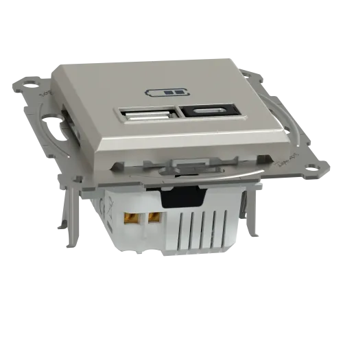 USB розетка тип А+С, 21 Вт, бронза, EPH2700569 Schneider Electric Asfora
