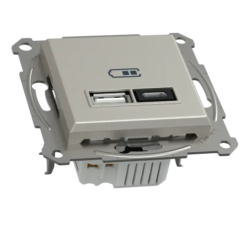 USB розетка тип А+С, 21 Вт, бронза, EPH2700569 Schneider Electric Asfora