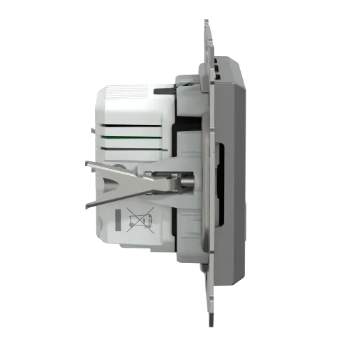 USB розетка тип А+С, 21 Вт, антрацит, EPH2700571 Schneider Electric Asfora
