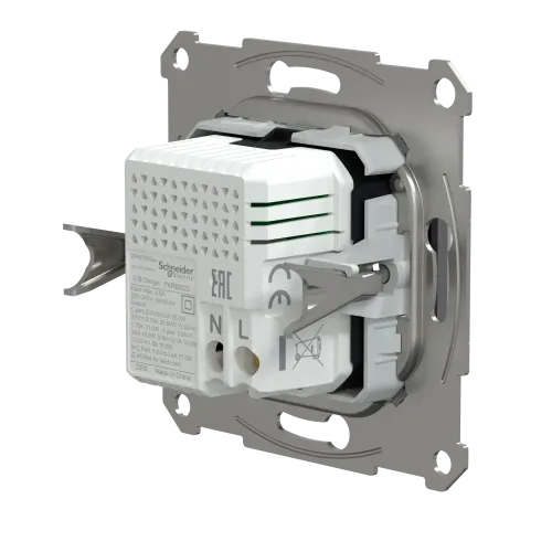 USB розетка тип А+С, 21 Вт, антрацит, EPH2700571 Schneider Electric Asfora