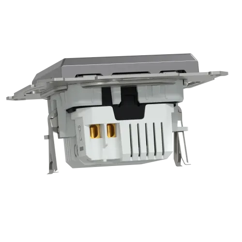 USB розетка тип А+С, 21 Вт, антрацит, EPH2700571 Schneider Electric Asfora