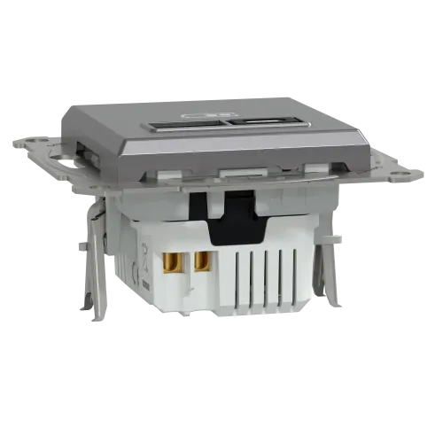 USB розетка тип А+С, 21 Вт, антрацит, EPH2700571 Schneider Electric Asfora