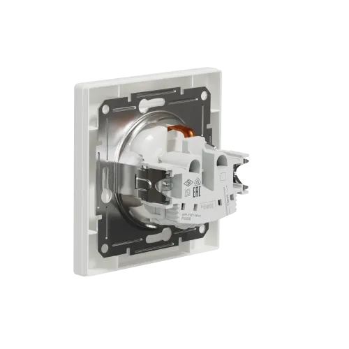 Розетка с заземлением и защитными шторками, белый, EPH2900221 Schneider Asfora