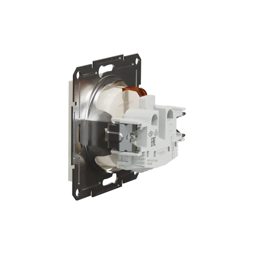 Розетка с заземлением, кремовый, EPH2970123 Schneider Asfora