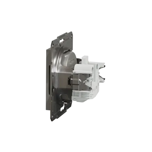 Розетка без заземления, бронза, EPH3000169 Asfora Schneider