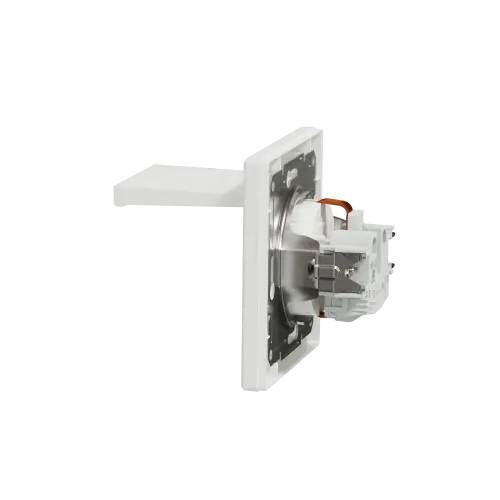 Розетка с заземлением и крышкой, белый, EPH3100121 Schneider Asfora