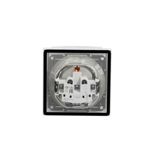 Розетка вологозахищена IP44 із заземленням, білий, EPH3100321 Schneider Asfora