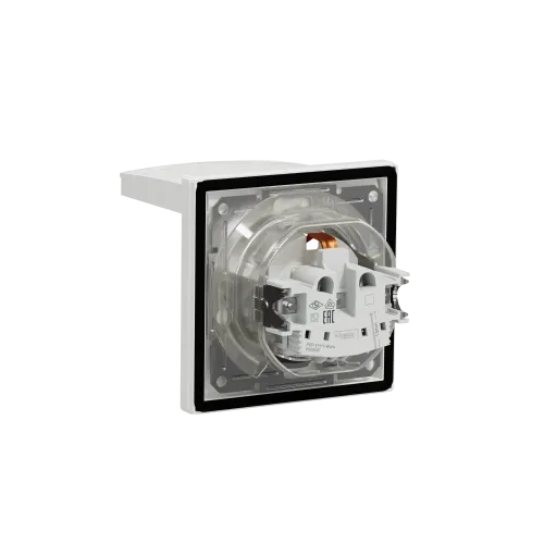 Розетка вологозахищена IP44 із заземленням, білий, EPH3100321 Schneider Asfora