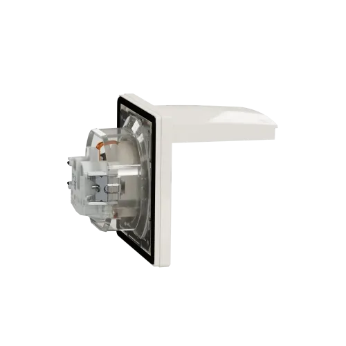 Розетка влагозащищенная IP44 с заземлением, кремовый, EPH3100323 Schneider Asfora