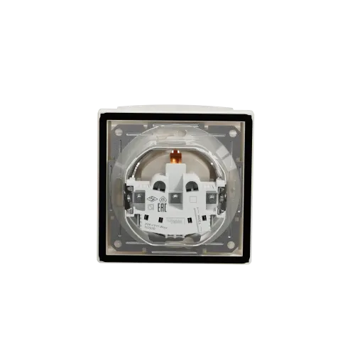 Розетка влагозащищенная IP44 с заземлением, кремовый, EPH3100323 Schneider Asfora