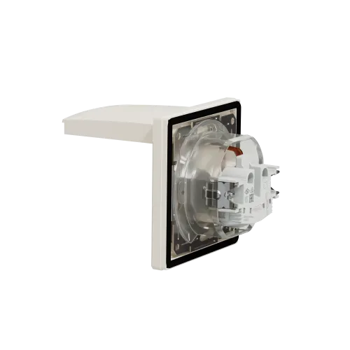 Розетка влагозащищенная IP44 с заземлением, кремовый, EPH3100323 Schneider Asfora