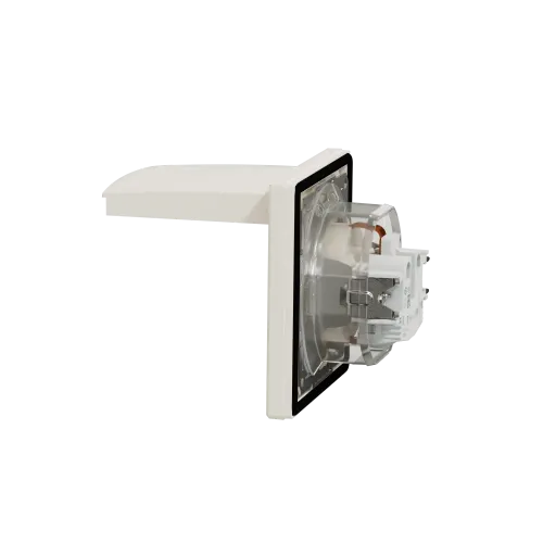 Розетка влагозащищенная IP44 с заземлением, кремовый, EPH3100323 Schneider Asfora