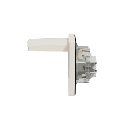 Розетка влагозащищенная IP44 с заземлением, кремовый, EPH3100323 Schneider Asfora