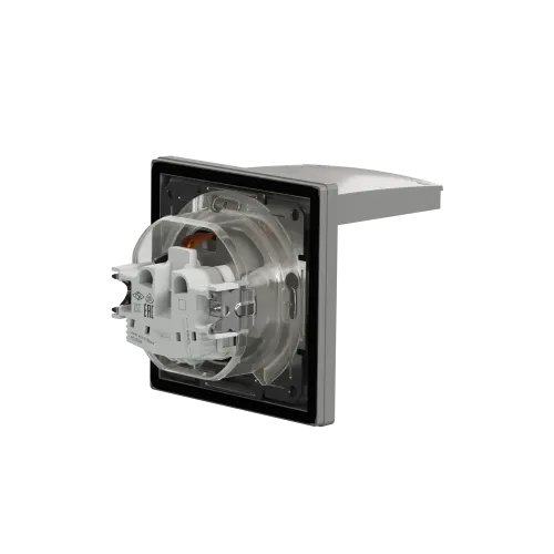 Розетка влагозащищенная IP44 с заземлением, алюминий, EPH3100361 Schneider Asfora
