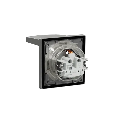 Розетка влагозащищенная IP44 с заземлением, алюминий, EPH3100361 Schneider Asfora