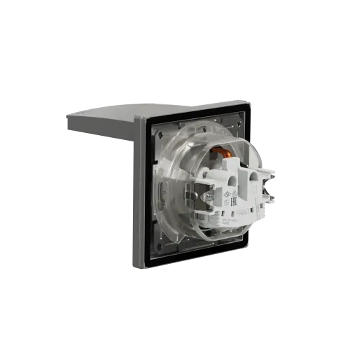 Розетка влагозащищенная IP44 с заземлением, алюминий, EPH3100361 Schneider Asfora