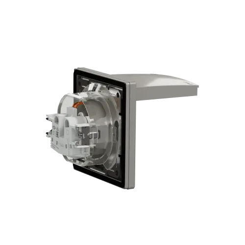 Розетка вологозахищена IP44 із заземленням, бронза, EPH3100369 Schneider Asfora