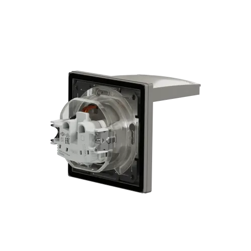 Розетка вологозахищена IP44 із заземленням, бронза, EPH3100369 Schneider Asfora