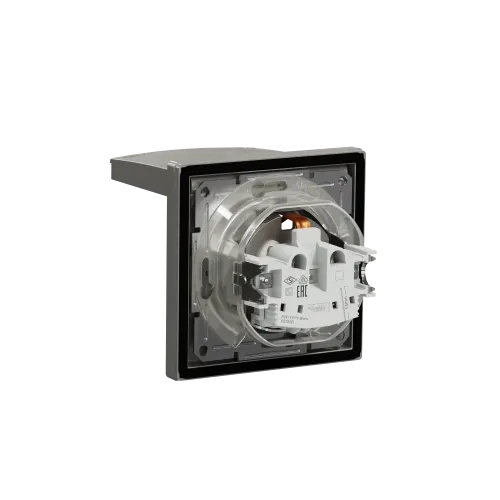 Розетка вологозахищена IP44 із заземленням, бронза, EPH3100369 Schneider Asfora