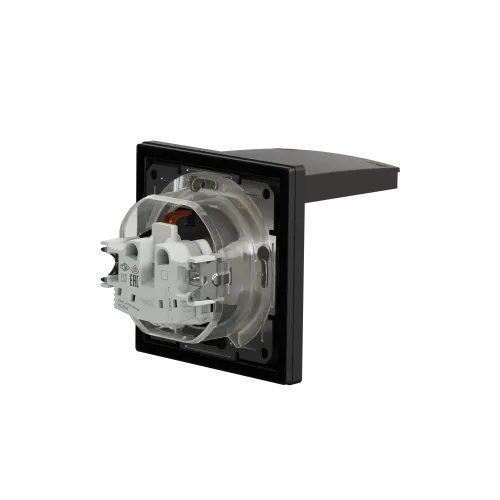 Розетка влагозащищенная IP44 с заземлением, антрацит, EPH3100371 Schneider Asfora