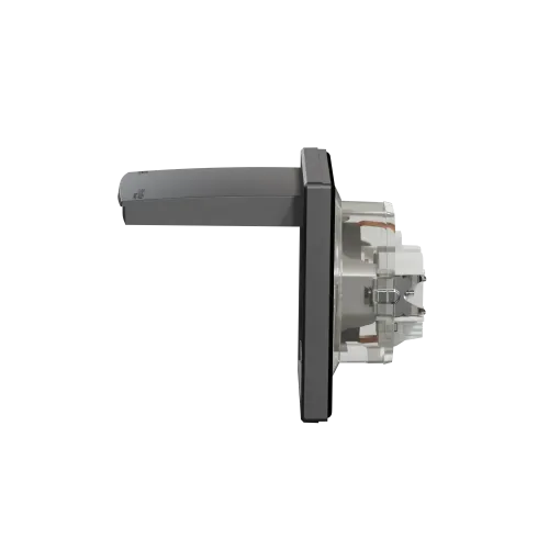 Розетка влагозащищенная IP44 с заземлением, антрацит, EPH3100371 Schneider Asfora