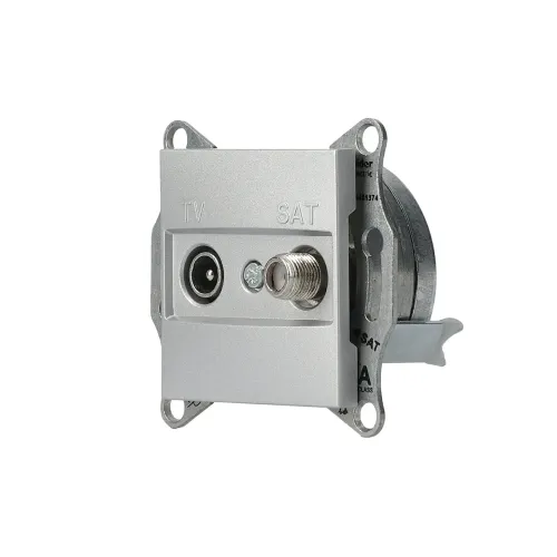 Розетка ТВ-SAT конечная, алюминий, EPH3400161 Asfora Schneider