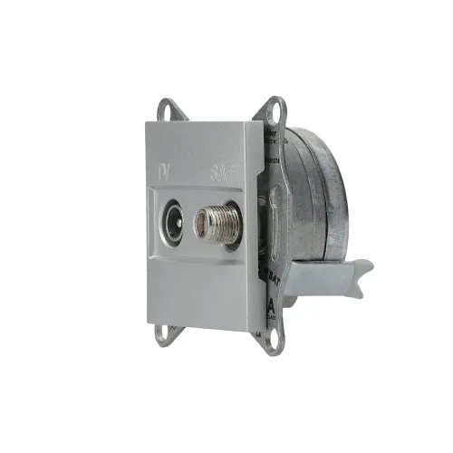 Розетка ТВ-SAT конечная, алюминий, EPH3400161 Asfora Schneider