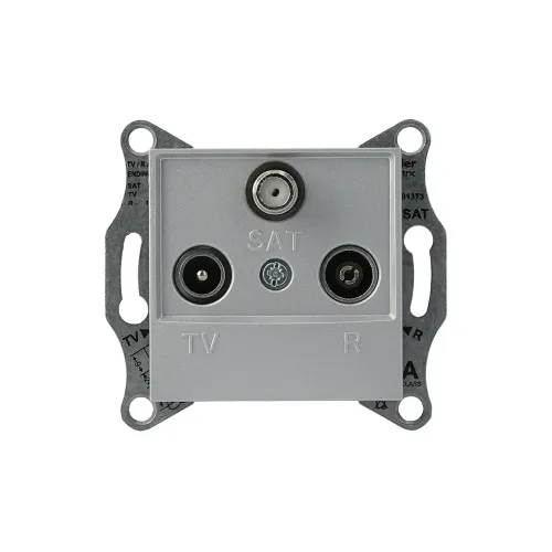 Розетка TV/R/SAT кінцева, алюміній, EPH3500161 Asfora Schneider